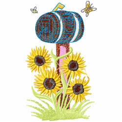 Mailbox Embroidery Design 6 Mailbox Embroidery Design 6